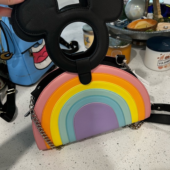 Loungefly Rainbow Mickey Purse! - Picture 2 of 5